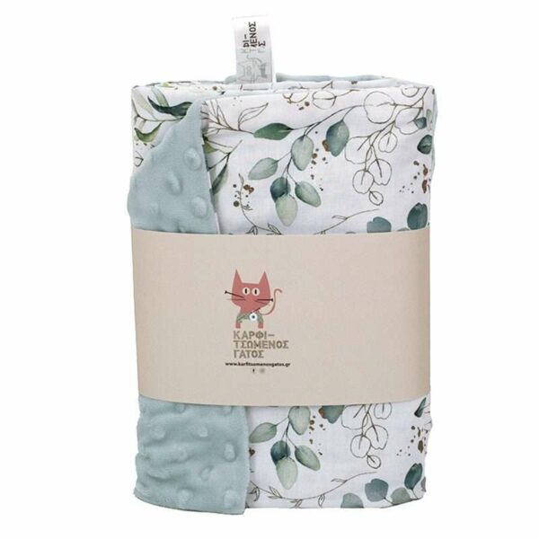 Βρεφική κουβέρτα με σχέδιο Eucalyptus Leaves