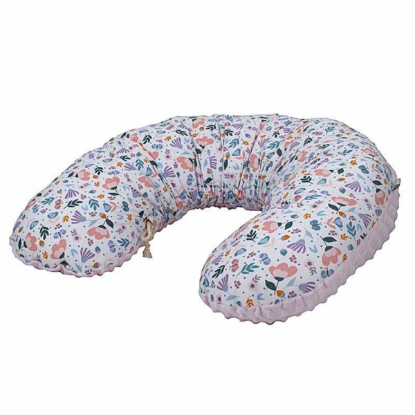 Μαξιλάρι Θηλασμού-Εγκυμοσύνης Flowers White