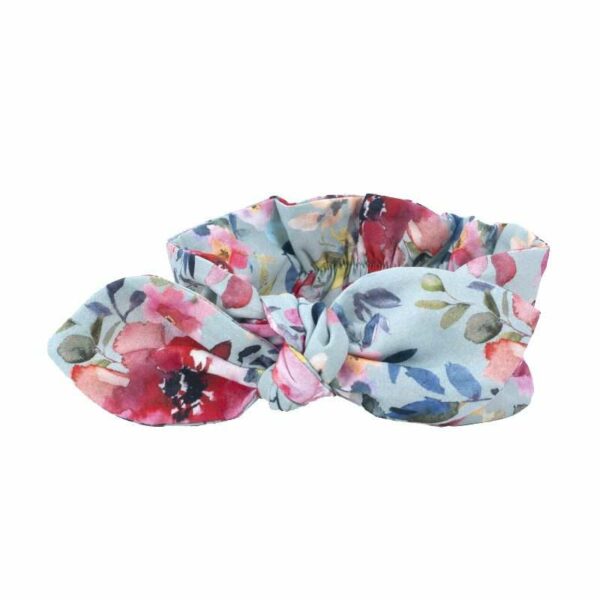 Κορδέλα για τα μαλλιά Watercolour Flowers Μint