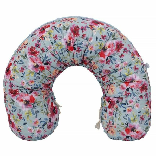 Μαξιλάρι Θηλασμού-Εγκυμοσύνης Watercolour Flowers Μint