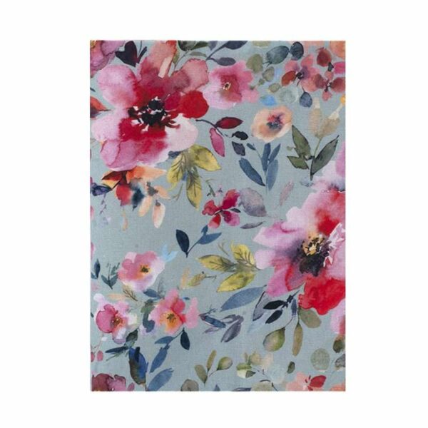 Υφασμάτινη Θήκη Watercolour Flowers Μint