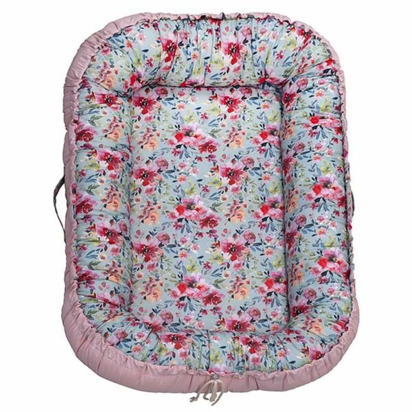 Baby Nest Watercolour Flowers Μint