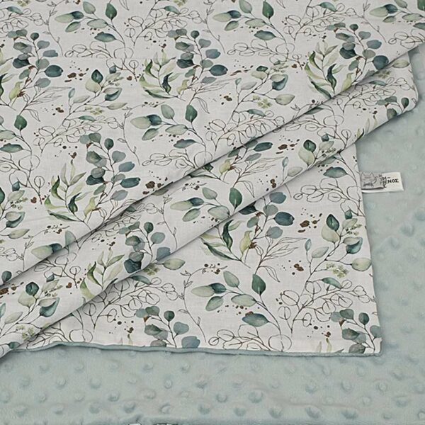 Βρεφική κουβέρτα με σχέδιο Eucalyptus Leaves