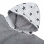 Παιδικό Πόντσο Θαλλάσης Stars Grey