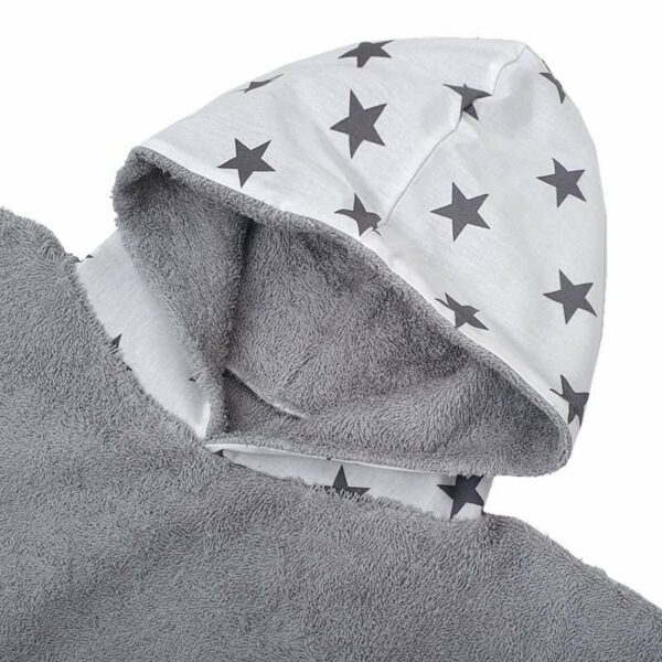 Παιδικό Πόντσο Θαλλάσης Stars Grey