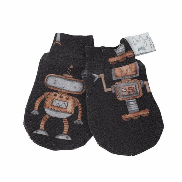 Γαντάκια νεογέννητου βαμβακερά cute robot