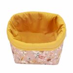 Καλάθι Αλλαξιέρας-Αποθήκευσης Golden Flowers | karfitsomenosgatos