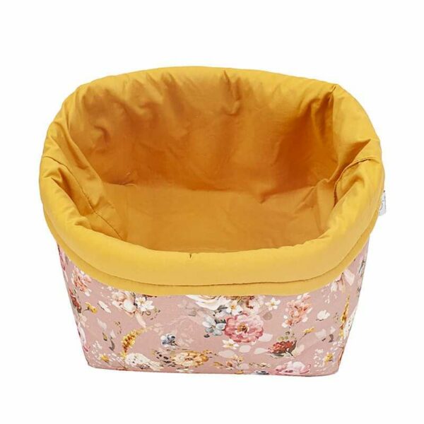 Καλάθι Αλλαξιέρας-Αποθήκευσης Golden Flowers | karfitsomenosgatos