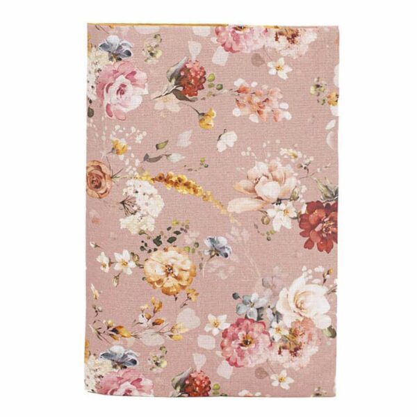 Υφασμάτινη θήκη για το βιβλιάριο υγείας Golden Flowers