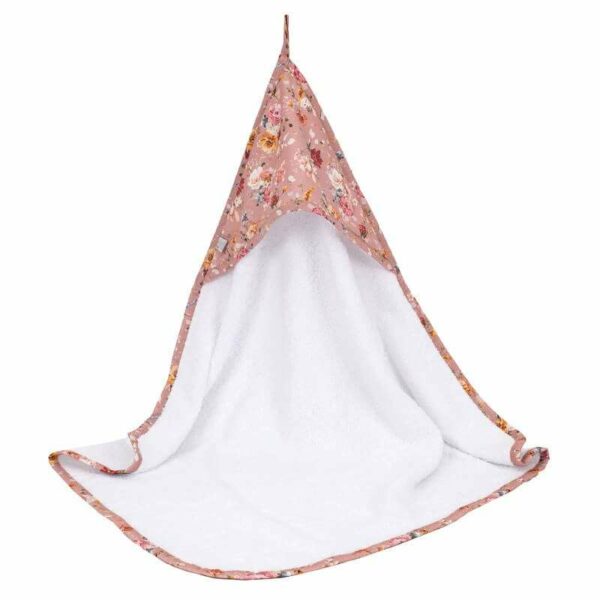 Βρεφική μπουρνουζοπετσέτα Golden Flowers