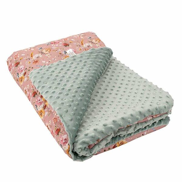 Βρεφική Χειμερινή κουβέρτα Golden Flowers