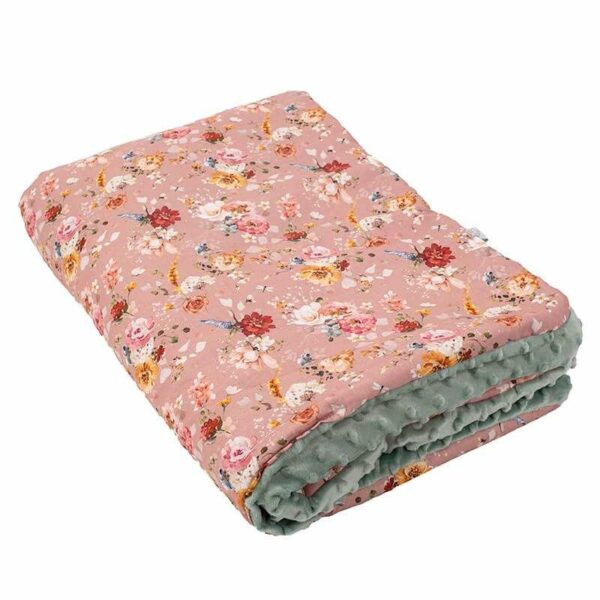 Βρεφική Χειμερινή κουβέρτα Golden Flowers