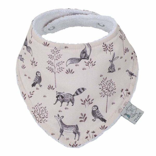 Βρεφική σαλιάρα μπαντάνα Forest Animals