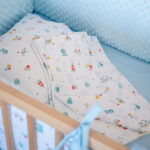 Σετ σεντόνια κούνιας 3 τεμαχίων από οργανικό βαμβάκι Oeko-Tex με Toys Boy print - Karfitsomenosgatos