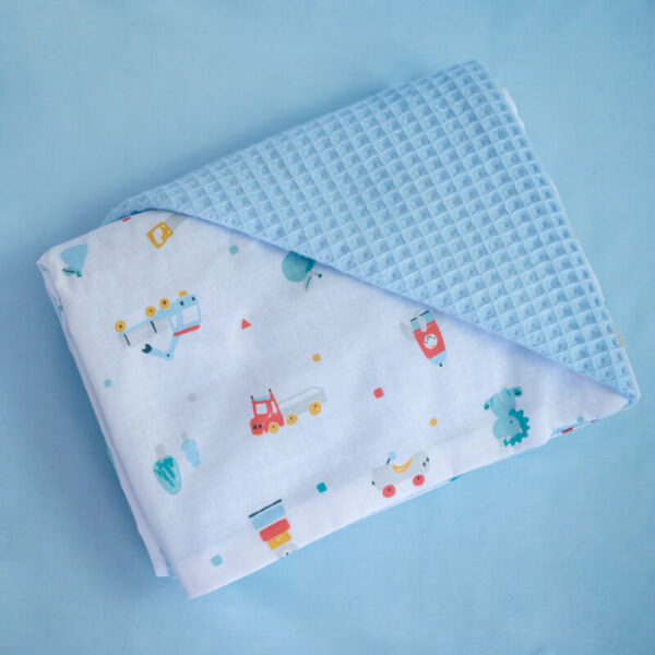 Βρεφική πικέ κουβέρτα με print Toys Boy