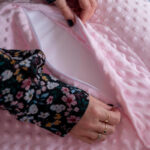 Βρεφική φωλίτσα από οργανικό βαμβάκι Oeko-Tex με print Pretty Flowers | Karfitsomenosgatos