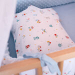 Σετ σεντόνια κούνιας 3 τεμαχίων από οργανικό βαμβάκι Oeko-Tex με Toys Boy print - Karfitsomenosgatos