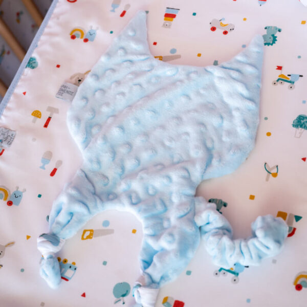 Βρεφικό πανάκι παρηγοριάς από βαμβάκι Oeko-Tex με Toys Boy print | Karfitsomenosagatos