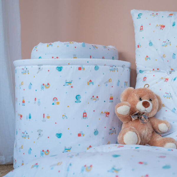 Υφασμάτινος σάκος αποθήκευσης παιχνιδιών με Toys Boy print | Karfitsomenosgatos