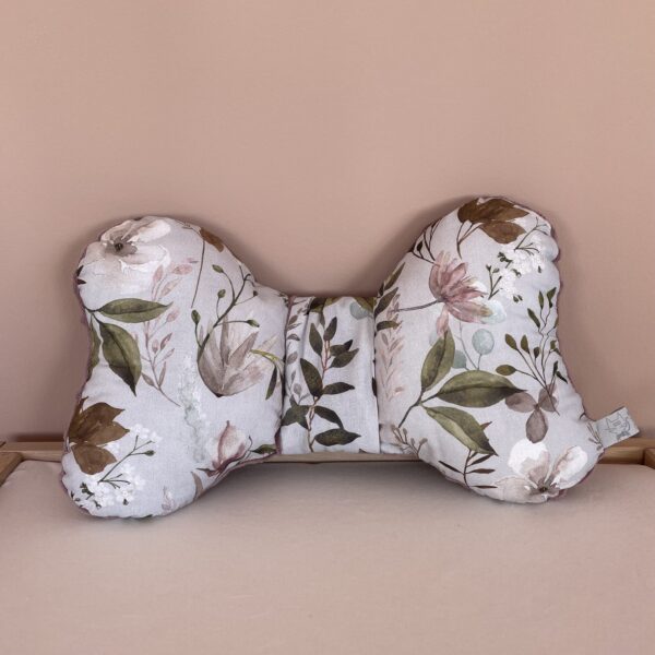 Βρεφικό μαξιλάρι Wings για το καρότσι με print Peonies