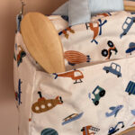 Υφασμάτινο Παιδικό Σακ Βουαγιάζ με Vehicles print