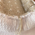 Βρεφική φωλίτσα από οργανικό βαμβάκι Oeko-Tex με print Swallow | karfitsomenosgatos