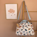 Υφασμάτινο Παιδικό Σακ Βουαγιάζ με Vehicles print