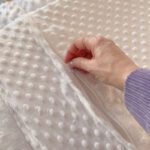 Βρεφική φωλίτσα από οργανικό βαμβάκι Oeko-Tex με print Swallow | karfitsomenosgatos