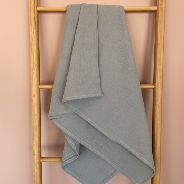 Μουσελίνα από οργανικό βαμβάκι Oeko-Tex Dusty Green