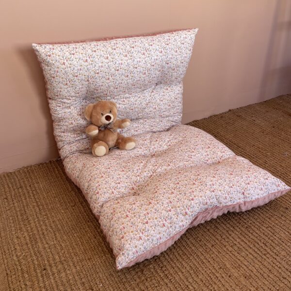 Βαμβακερό μαξιλάρι δαπέδου 2 όψεων με Spring print