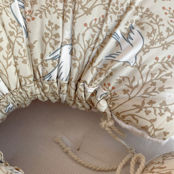 Βαμβακερό μαξιλάρι θηλασμού/εγκυμοσύνης με print Swallow | Karfitsomenosgatos