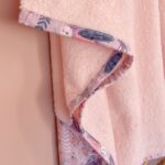 Παιδικό πόντσο θαλάσσης από βαμβάκι Oeko-Tex με Owl Forest print | Karfitsomenosgatos