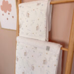 Σετ πετσέτες (2 τεμαχίων) από βαμβάκι Oeko-Tex με To The Moon print | Karfitsomenosgatos