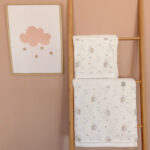 Σετ πετσέτες (2 τεμαχίων) από βαμβάκι Oeko-Tex με To The Moon print | Karfitsomenosgatos