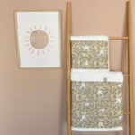 Σετ πετσέτες (2 τεμαχίων) από βαμβάκι Oeko-Tex με Swallow print | Karfitsomenosgatos