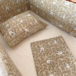 Σετ σεντόνια κούνιας 3 τεμαχίων από βαμβάκι Oeko-Tex με Swallow print | Karfitsomenosgatos