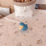 Αδιάβροχο κάλυμμα αλλαγής πάνας από οργανικό βαμβάκι Oeko-Tex με To The Moon print | Karfitsomenosgatos