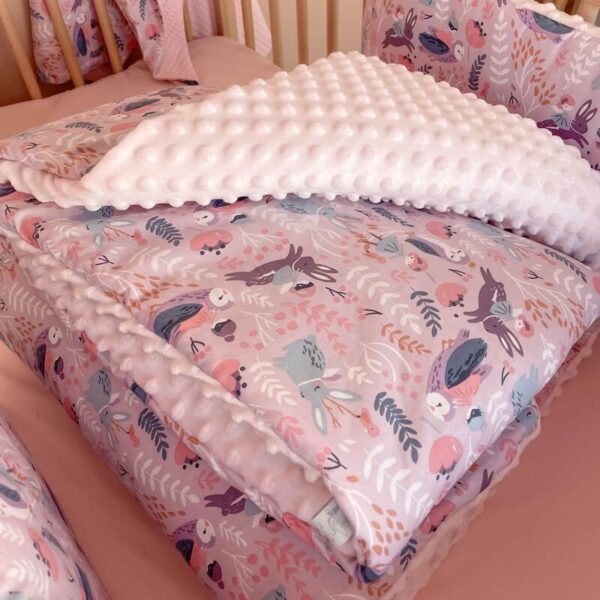 Βρεφικό βαμβακερό πάπλωμα με print Owl Forest | Karfitsomenosgatos