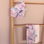 Βρεφικό πανάκι/πετσετάκι φροντίδας από βαμβάκι Oeko-Tex με Owl Forest print