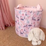 Υφασμάτινος σάκος αποθήκευσης παιχνιδιών με Owl Forest print | Karfitsomenosgatos