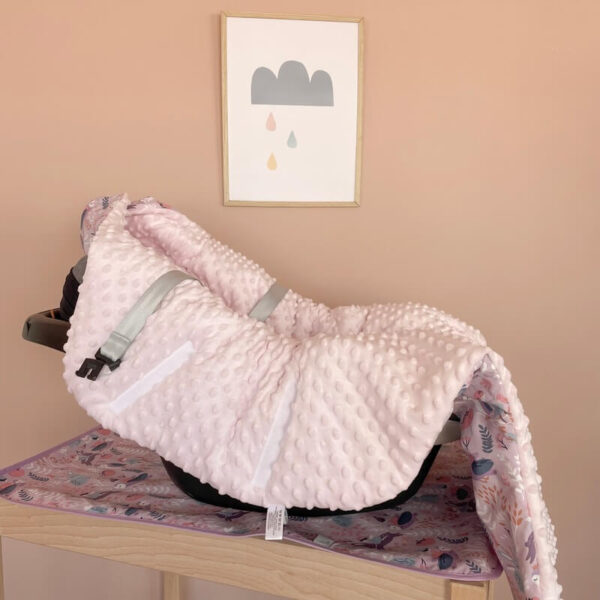 Κουβέρτα Car Seat με print Owl Forest | Karfitsomenosgatos