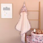 Βρεφική μπουρνουζοπετσέτα από βαμβάκι Oeko-Tex με Owl Forest print | Karfitsomenosgatos