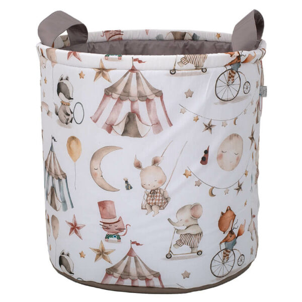 Υφασμάτινος σάκος αποθήκευσης παιχνιδιών με Circus print