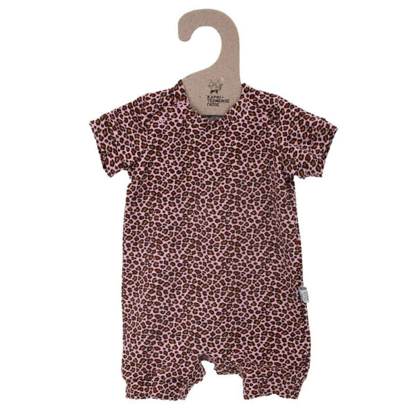 Βρεφικό φορμάκι από βαμβάκι Oeko-Tex με Animal Old Pink print | Karfitsomenosgatos