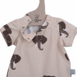 Βρεφικό φορμάκι από βαμβάκι Oeko-Tex με Elephant print | Karfitsomenosgatos