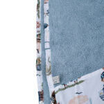 Παιδικό πόντσο θαλάσσης από βαμβάκι Oeko-Tex με Fairytale print | Karfitsomenosgatos