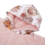 Παιδικό πόντσο θαλάσσης από οργανικό βαμβάκι Oeko-Tex με Pumpkins print | Karfitsomenosgatos