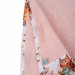 Παιδικό πόντσο θαλάσσης από οργανικό βαμβάκι Oeko-Tex με Pumpkins print | Karfitsomenosgatos