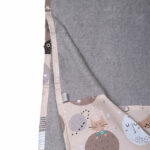 Παιδικό πόντσο θαλάσσης από βαμβάκι Oeko-Tex με Sleeping Planets print | Karfitsomenosgatos