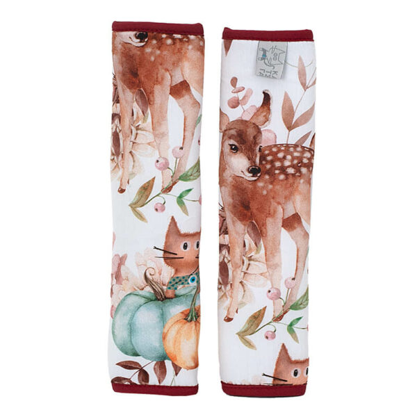 Βαμβακερά προστατευτικά ζώνης ασφαλείας 2 όψεων με print Pumpkins